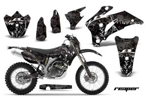 Yamaha WR450F Dirt Bike Graphic Kit - 2007-2011 Reaper Black