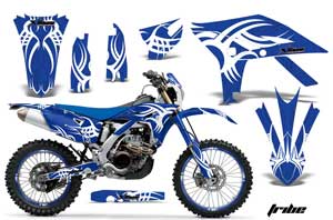 Yamaha WR450F Dirt Bike Graphic Kit - 2007-2011 Tribe Blue