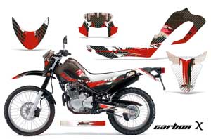 Yamaha XT250X Dirt Bike Graphic Kit - 2006-2018 Carbon X Red