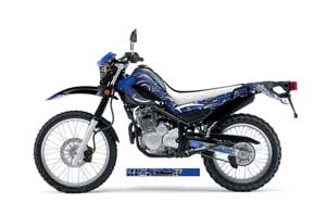 Yamaha XT250X Dirt Bike Graphic Kit - 2006-2018 Deaden Blue