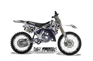 Yamaha YZ125 2 Stroke Dirt Bike Graphic Kit - 1991-1992 Northstar White