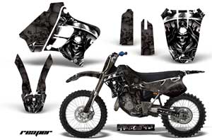 Yamaha YZ250 2 Stroke Dirt Bike Graphic Kit - 1993-1995 Reaper Black