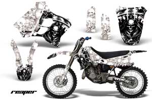 Yamaha YZ250 2 Stroke Dirt Bike Graphic Kit - 1993-1995 Reaper White