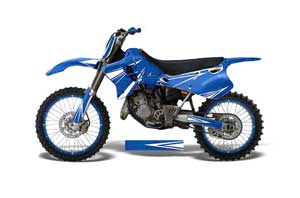 Yamaha YZ125 2 Stroke Dirt Bike Graphic Kit - 1993-1995 Contender Blue