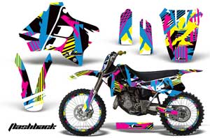 Yamaha YZ250 2 Stroke Dirt Bike Graphic Kit - 1993-1995 Flashback