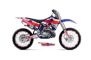 Yamaha YZ250 2 Stroke Dirt Bike Graphic Kit