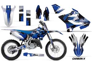 Yamaha YZ125 Dirt Bike Graphic Kit - 2015-2018 Carbon X Blue