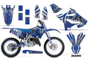Yamaha YZ125 Dirt Bike Graphic Kit - 2015-2018 Deaden Blue