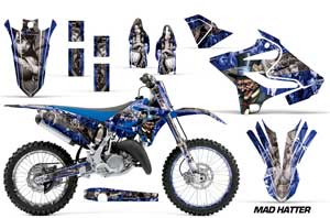 Yamaha YZ125 Dirt Bike Graphic Kit - 2015-2018 Mad Hatter Blue