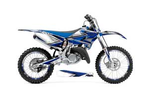 Yamaha YZ125 Dirt Bike Graphic Kit - 2015-2018 Slash Blue