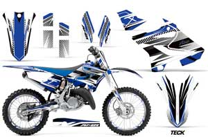 Yamaha YZ250 Dirt Bike Graphic Kit - 2015-2018 Teck Blue