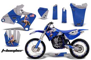 Yamaha YZ400 4 Stroke Dirt Bike Custom Graphic Kit - 1998-2002
