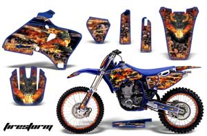 Yamaha YZ426 F 4 Stroke Dirt Bike Custom Graphic Kit - 1998-2002