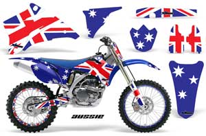 Yamaha YZ250F / YZ450F Dirt Bike Graphic Kit - 2006-2009 Aussie
