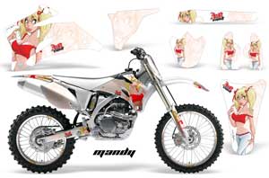 Yamaha YZ250F / YZ450F Dirt Bike Graphic Kit - 2006-2009 Mandy Red