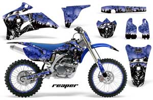 Yamaha YZ250F / YZ450F Dirt Bike Graphic Kit - 2006-2009 Reaper Blue