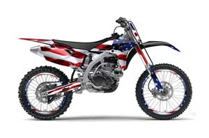 Yamaha YZ250 F 4 Stroke Dirt Bike Graphic Kit