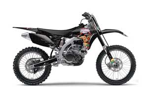 Yamaha YZ250 F 4 Stroke Dirt Bike Graphic Kit