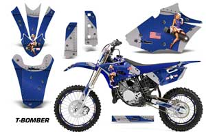 Yamaha YZ85 Dirt Bike Graphic Kit - 2015-2018 T Bomber Blue