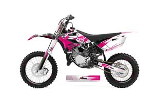 Yamaha YZ85 Dirt Bike Graphic Kit - 2015-2018 Carbon X Pink