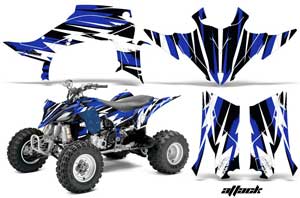 Yamaha YFZ 450R / SE ATV Graphic Kit - 2014-2019 Attack Blue