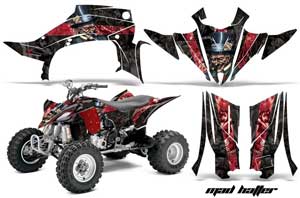 Yamaha YFZ 450R / SE ATV Graphic Kit - 2014-2019 Mad Hatter Red