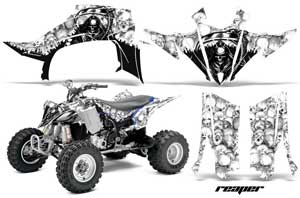 Yamaha YFZ 450R / SE ATV Graphic Kit - 2014-2019 Reaper White