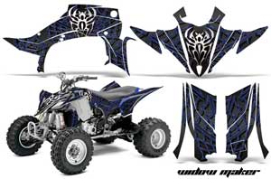 Yamaha YFZ 450R / SE ATV Graphic Kit - 2014-2019 Widow Maker Blue