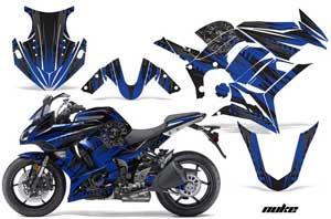 Kawasaki ZX1000 Ninja Graphic Kit - 2010-2013 Nuke Red