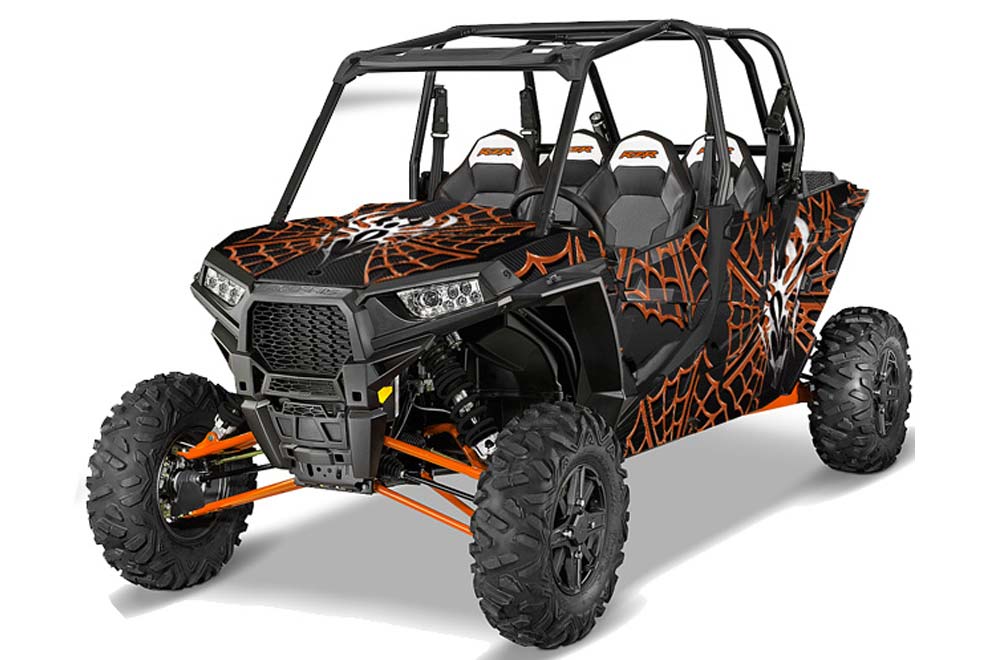 Polaris RZR 1000 XP 4 Door Graphic Kit - 2013-2016 Widow Maker Orange