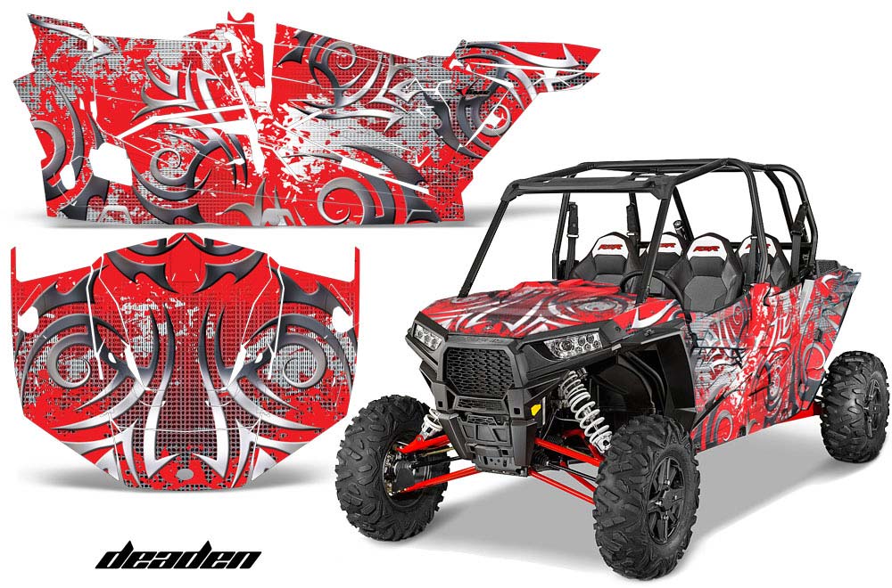 Polaris RZR 1000 XP 4 Door Graphic Kit - 2013-2016 Deaden Red