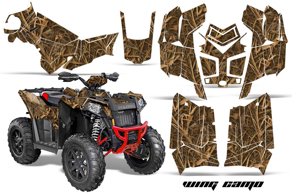 Polaris Scrambler XP 850 / 1000 ATV Graphic Kit - 2013-2016 Wing Camo