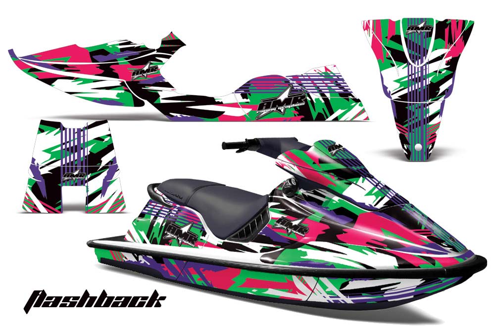 Sea Doo XP Bombardier Jet Ski Graphic Kit - 1994-1996 Flashback