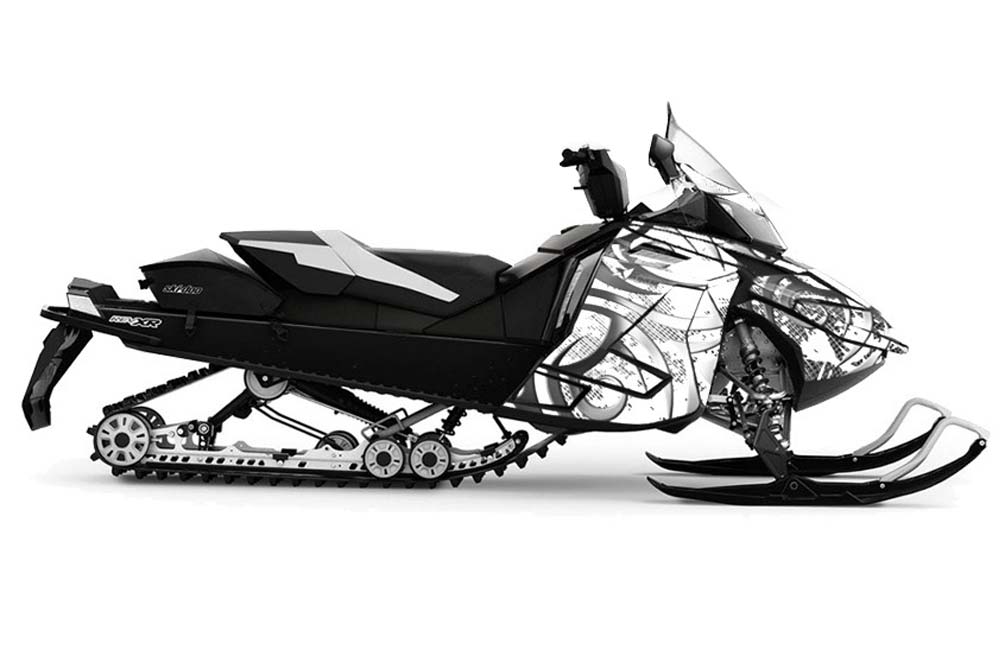 Ski Doo Rev XR Sled Graphic Kit - 2013-2018 Deaden White