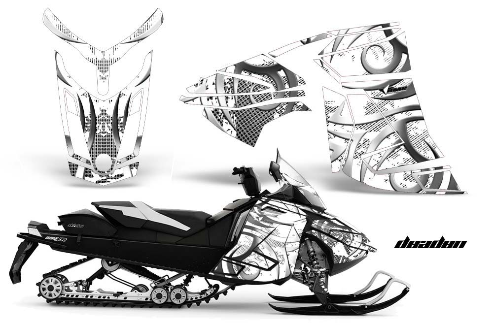 Ski Doo Rev XR Sled Graphic Kit - 2013-2018 Deaden White