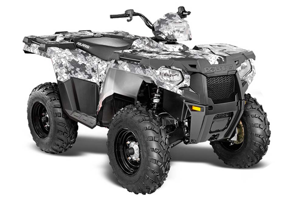 Polaris Sportsman 325ETX / 450 / 570 ATV Graphic Kit - 2014-2017 Camoplate White