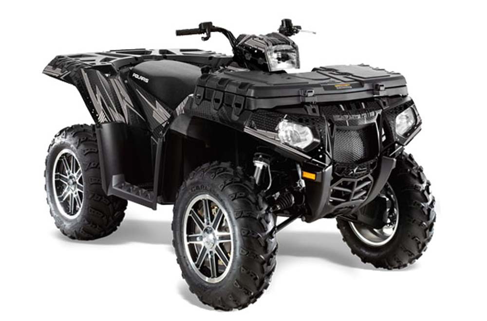 Polaris Sportsman 550 / 850 / 850SP / 1000 ATV Graphic Kit - 2009-2016 The Grid Silver