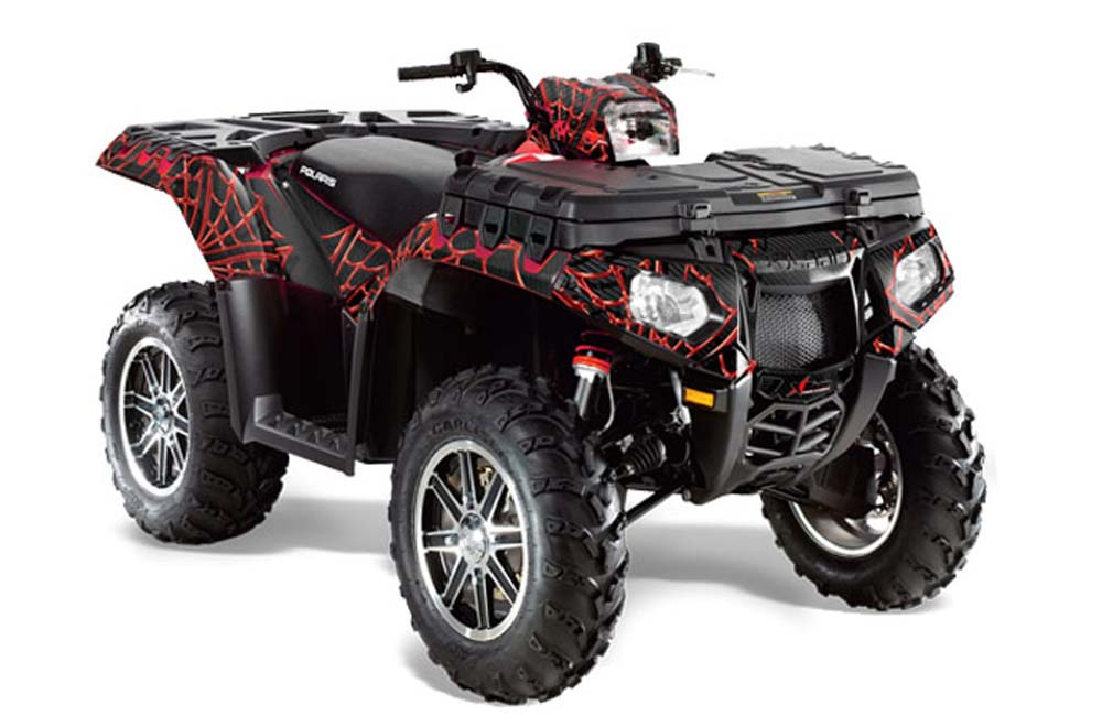 Polaris Sportsman 550 / 850 / 850SP / 1000 ATV Graphic Kit - 2009-2016 Widow Maker Red