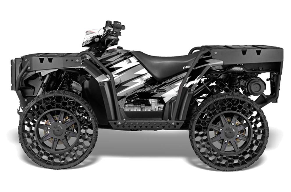 Polaris Sportsman WV850 ATV Graphic Kit - 2012-2015 Attack Silver