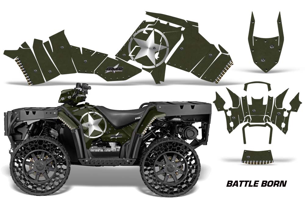 Polaris Sportsman WV850 ATV Custom Graphic Kit - 2012-2015
