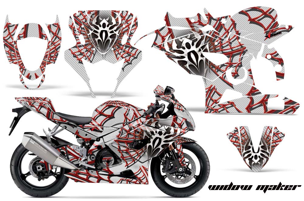 Suzuki GSXR 1000 Graphic Kit - 2005-2006 Widow Maker Red