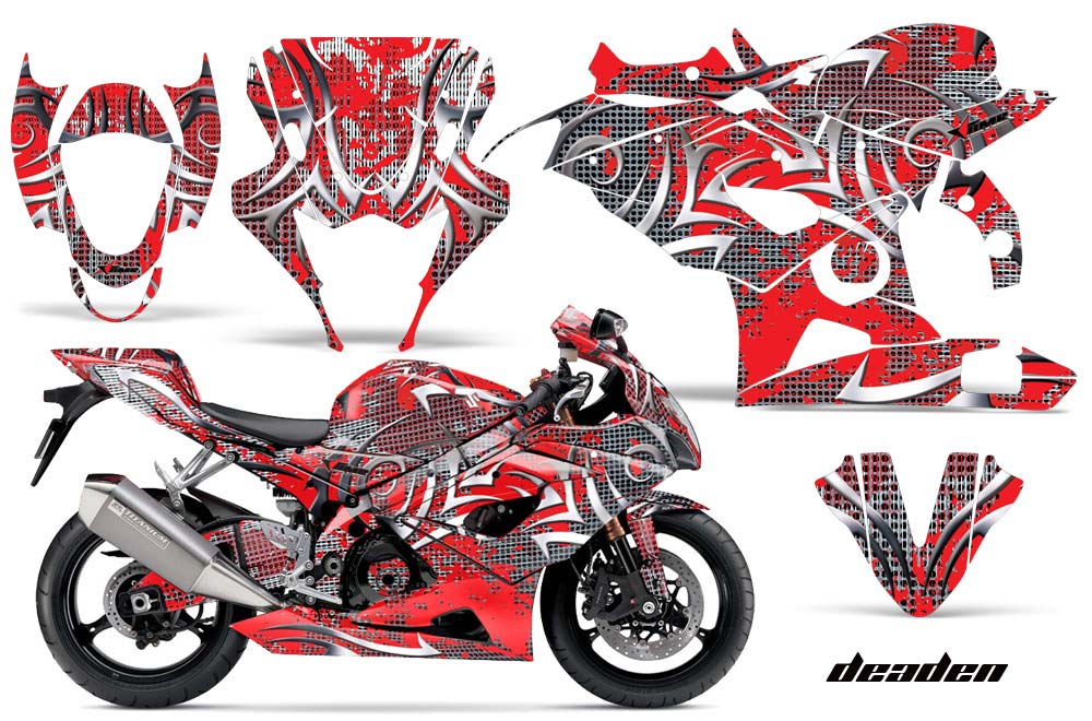 Suzuki GSXR 1000 Graphic Kit - 2005-2006 Deaden Red