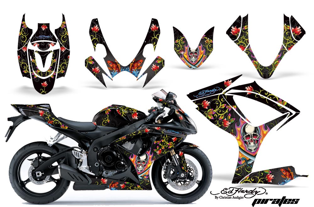 Suzuki GSXR 600 / 750 Custom Graphic Kit - 2004-2005