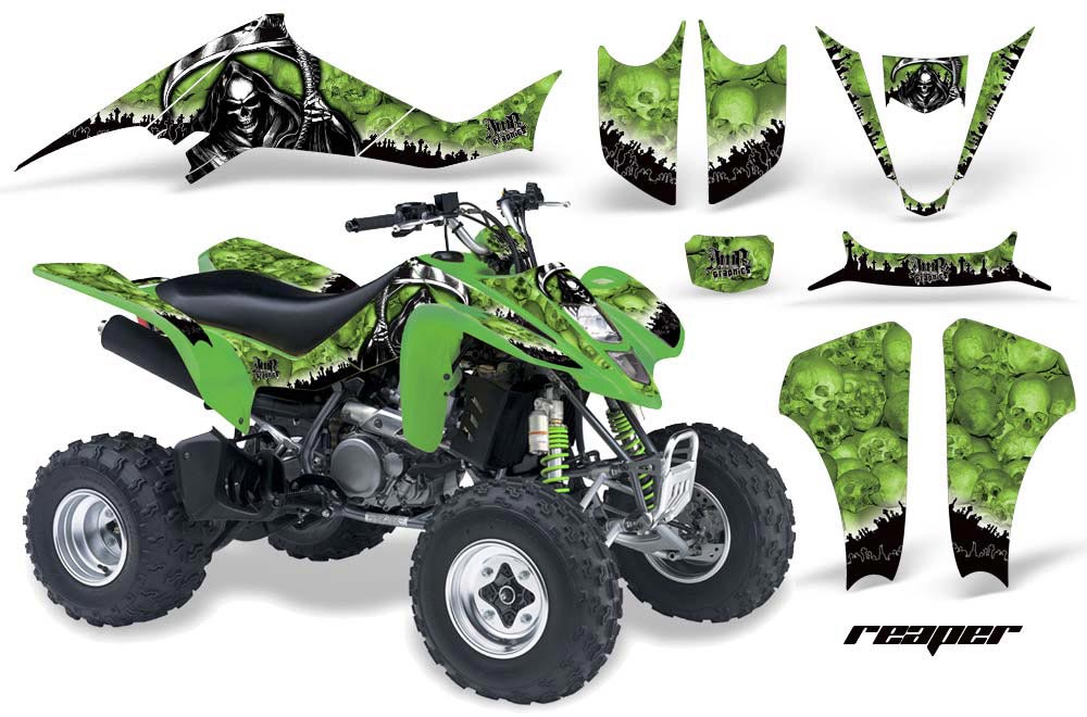 Suzuki LTZ 400 ATV Graphic Kit - 2003-2008 Reaper Green