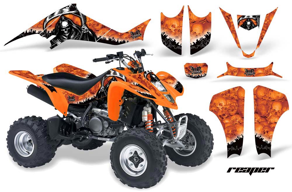 Suzuki LTZ 400 ATV Graphic Kit - 2003-2008 Reaper Orange