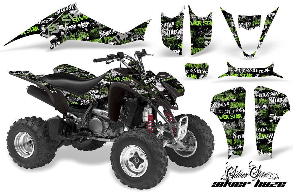 Suzuki LTZ 400 ATV Graphic Kit - 2003-2008 Silver Star - Silverhaze Green