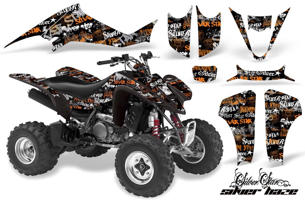 Suzuki LTZ 400 ATV Graphic Kit - 2003-2008 Silver Star - Silverhaze Orange