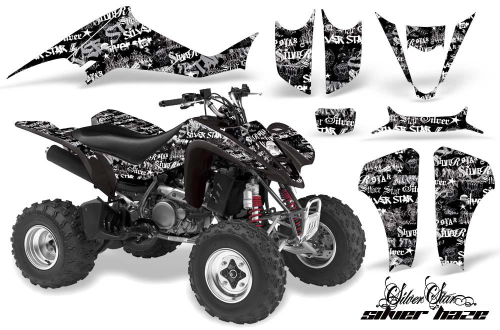 Suzuki LTZ 400 ATV Graphic Kit - 2003-2008 Silver Star - Silverhaze White