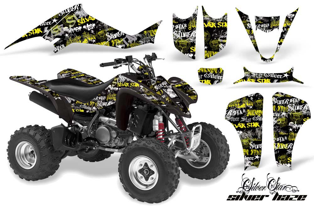 Suzuki LTZ 400 ATV Graphic Kit - 2003-2008 Silver Star - Silverhaze Yellow