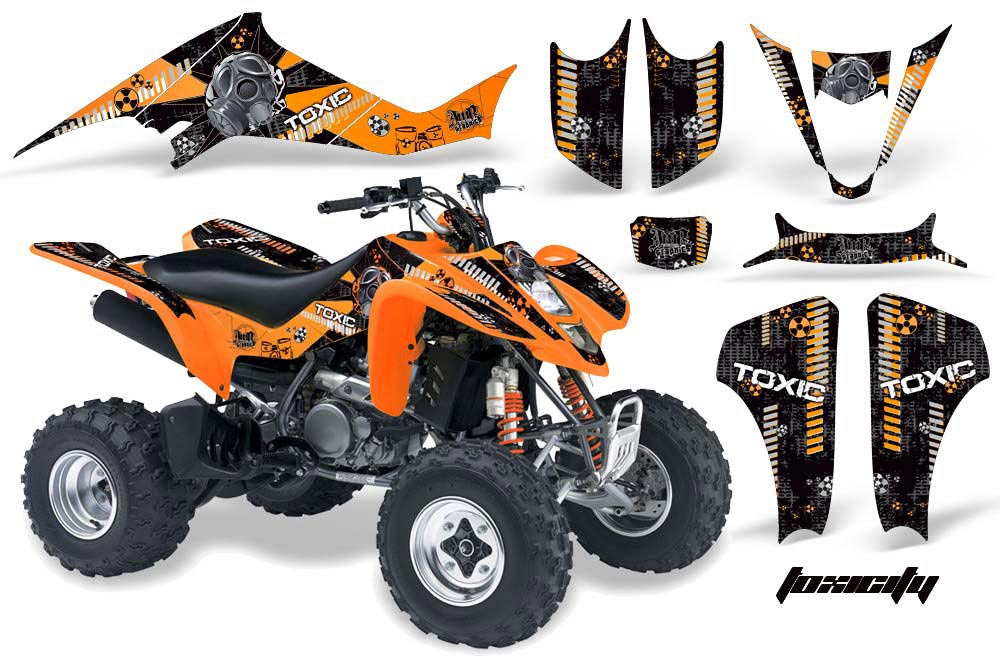 Kawasaki KFX 400 ATV Graphic Kit - 2003-2008 Toxicity Orange